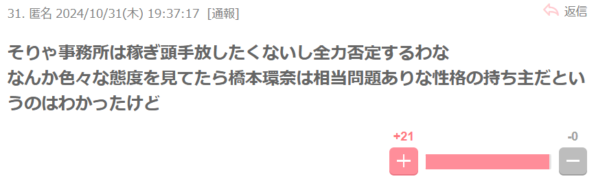 橋本環奈は稼ぎ頭という声